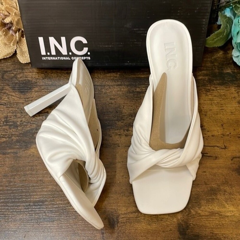 Inc International Concepts Birana Twisted Slide Sandals 8M